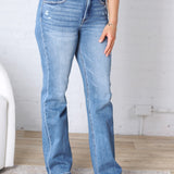 Romy Tummy Control Straight Jeans - Medium Wash