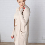 Rory Lounge Terry Cardigan - Natural