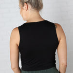 Rory Lounge Terry Tank Top - Black