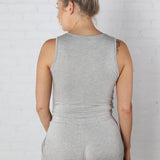 Rory Lounge Terry Tank Top - Grey - FINAL SALE