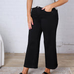Rosaline Mid-Rise Wide Leg Crop