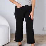 Rosaline Mid-Rise Wide Leg Crop