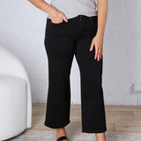 Rosaline Mid-Rise Wide Leg Crop