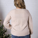 Rosyn Texture Detail Sweater - Oatmeal FINAL SALE
