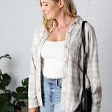 Rowan Classic Flannel Top - Grey