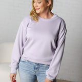 Rowyna Long Sleeve Sweatshirt - Lilac Gray