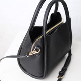 Ruby 3-Compartment Satchel w/ Dual Handles - Black