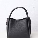 Ruby 3-Compartment Satchel w/ Dual Handles - Black