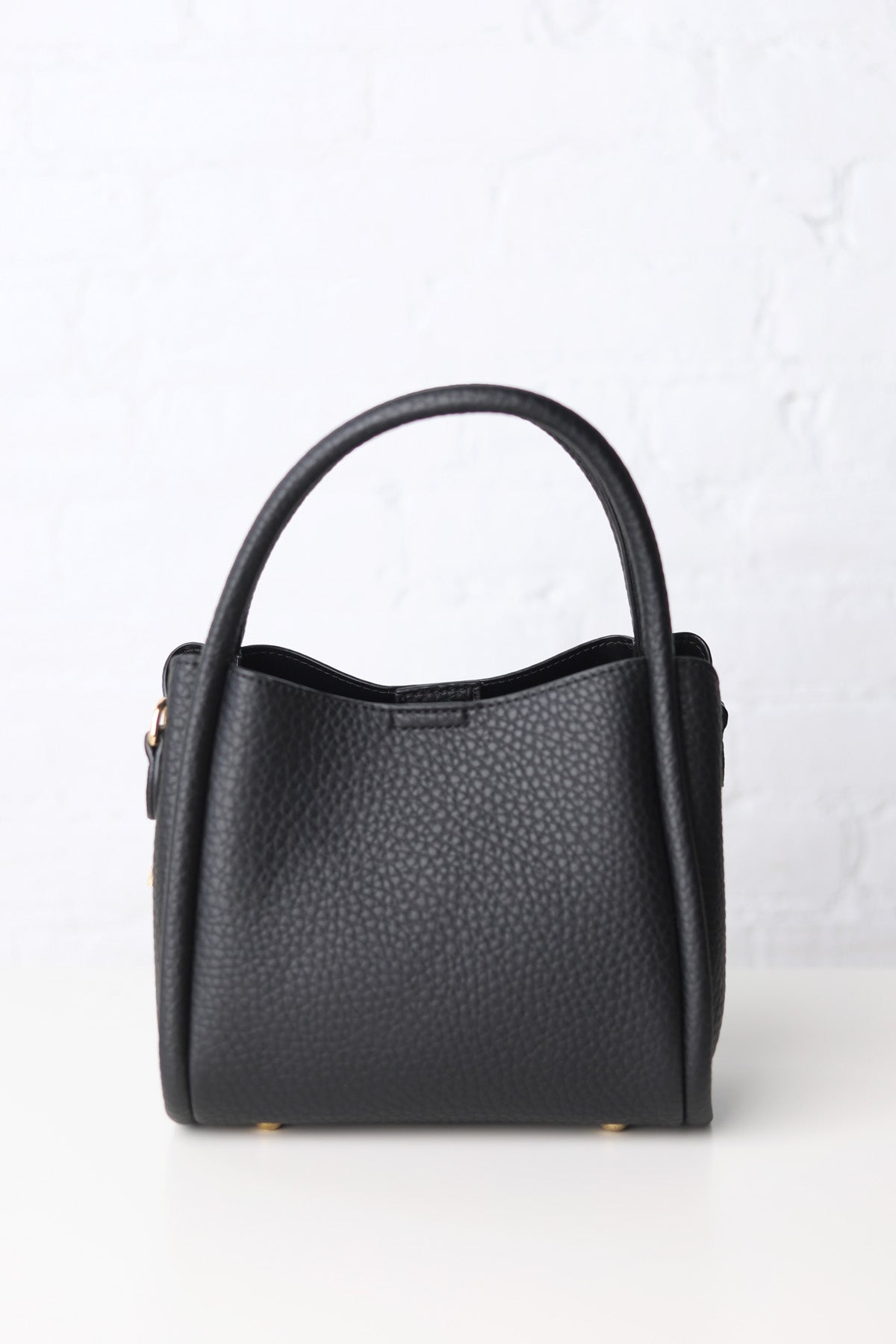 Ruby 3-Compartment Satchel w/ Dual Handles - Black