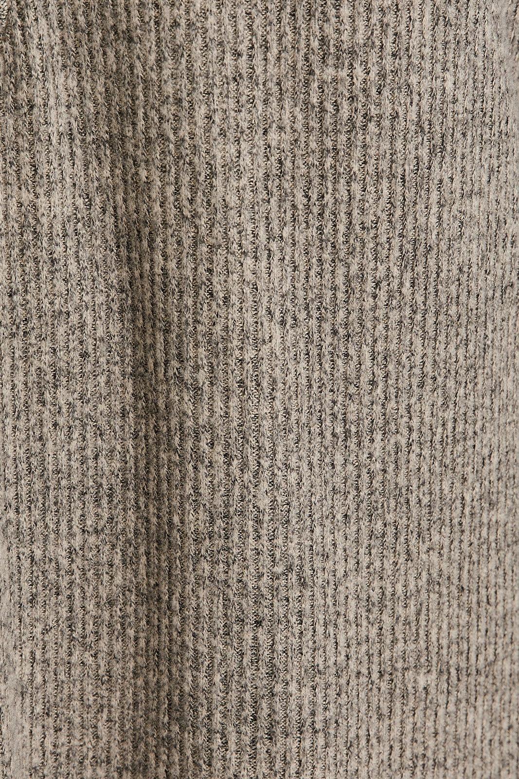 Rynn V-Neck Button Up Top - Taupe