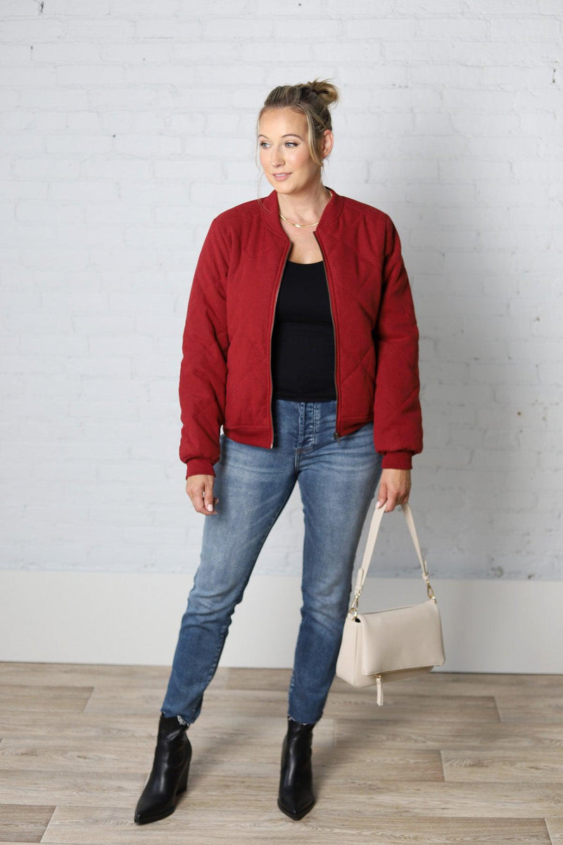 Sabryn Burgundy Jacket