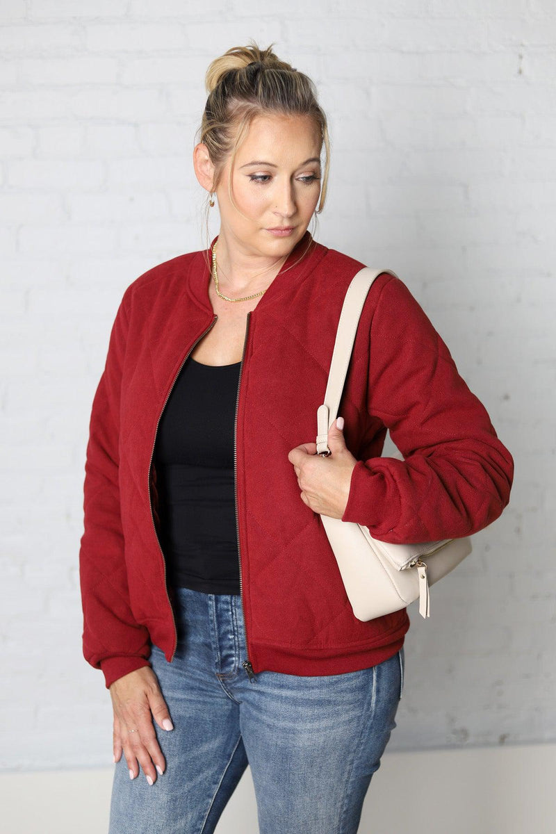 Sabryn Burgundy Jacket