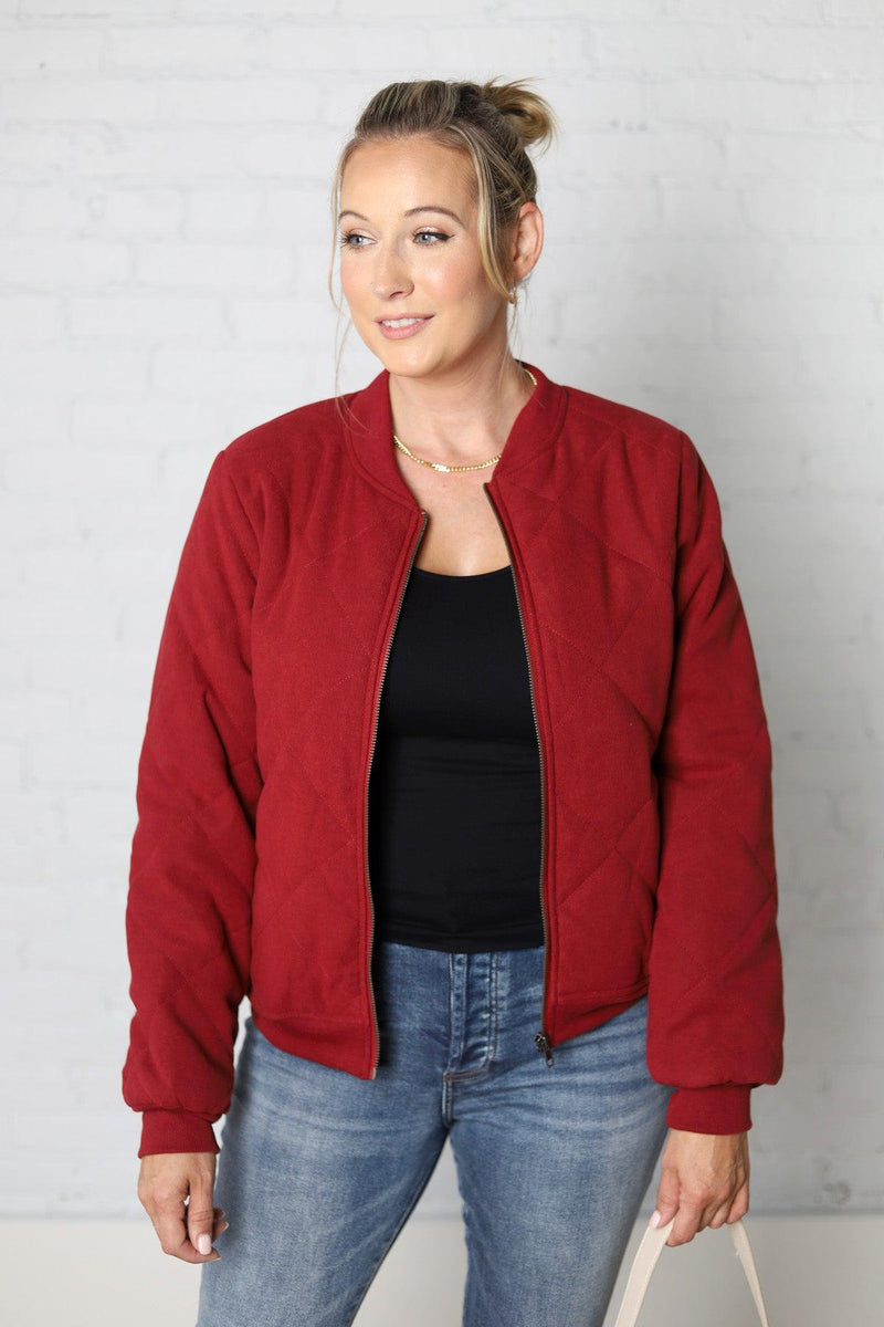Sabryn Burgundy Jacket
