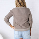 Sadie Slub Sweater - Grey