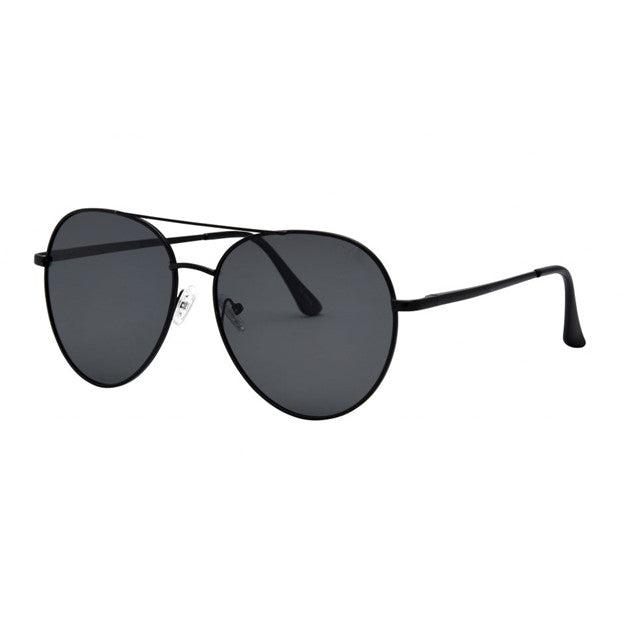 Sailor Sunglasses - Black/Smoke Polarized Lens by I-SEA