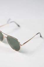 Sailor Sunglasses - Gold/G15 Polarized Lens by I-SEA