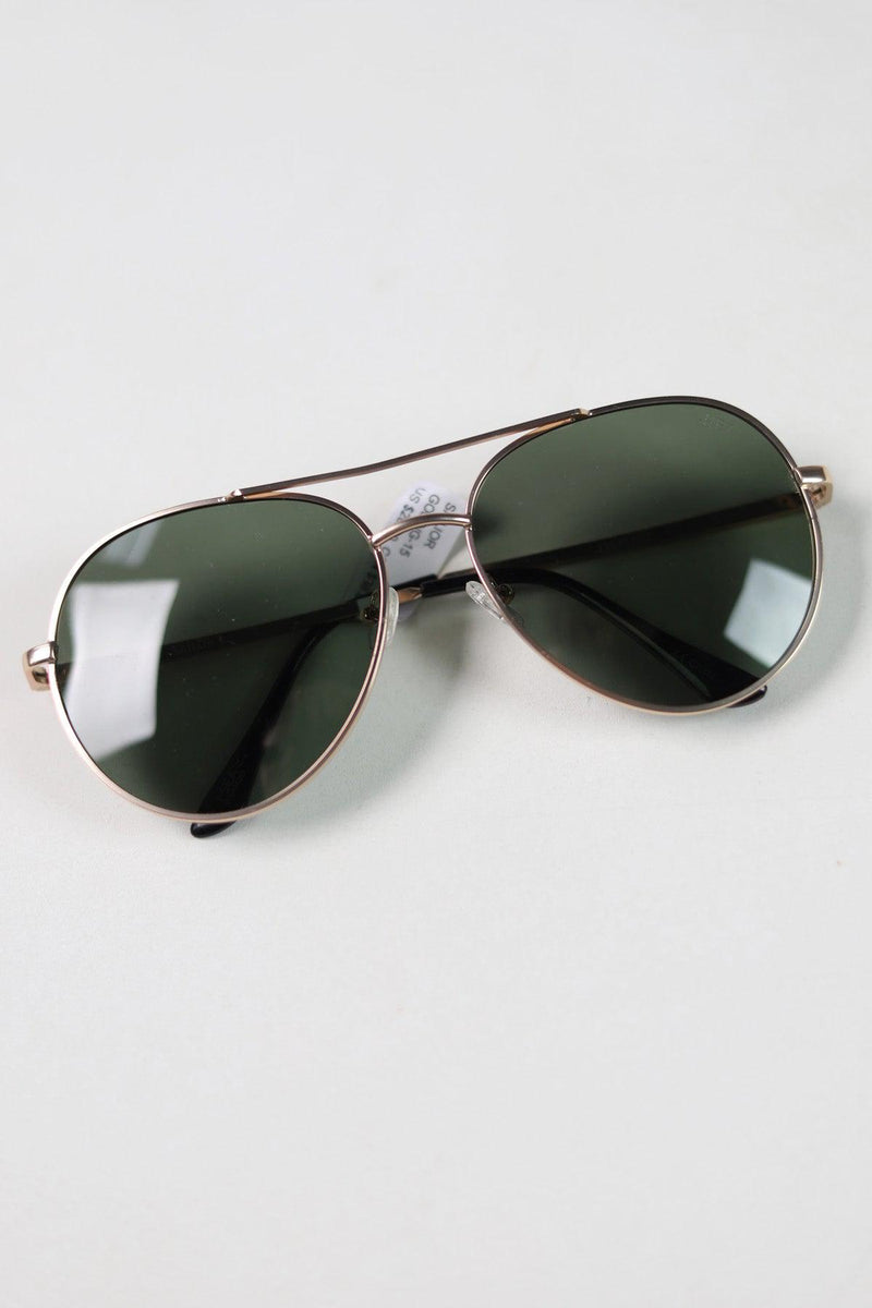Sailor Sunglasses - Gold/G15 Polarized Lens by I-SEA
