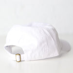 Salty Embroidered Baseball Cap - White