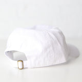 Salty Embroidered Baseball Cap - White