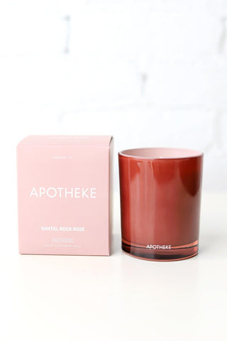 Santal Rock Rose Petite Candle by Apotheke - 5 oz.