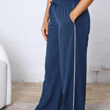 Savannah Finish Line Track Pants - Blue Thunder