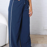 Savannah Finish Line Track Pants - Blue Thunder