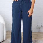Savannah Finish Line Track Pants - Blue Thunder