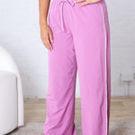 Savannah Finish Line Track Pants - Mulberry