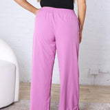 Savannah Finish Line Track Pants - Mulberry