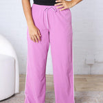Savannah Finish Line Track Pants - Mulberry