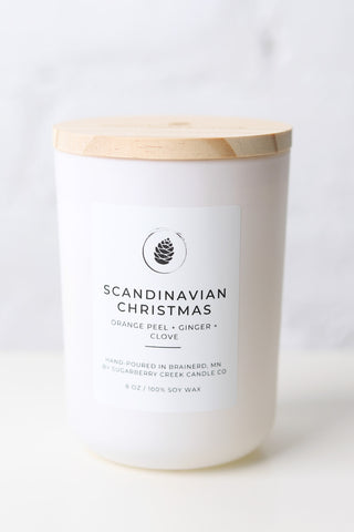 Scandinavian Christmas Soy Wax Candle - 8 oz