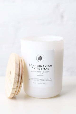 Scandinavian Christmas Soy Wax Candle - 8 oz