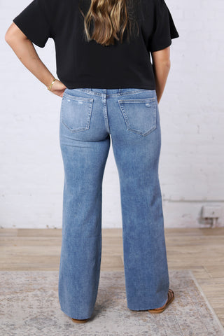 Scottie Mid Rise WL Vintage Wash Denim - Medium Blue