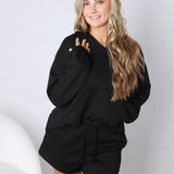 Scout Cozy Lounge Hoodie - Black