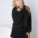 Scout Cozy Lounge Hoodie - Black