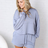 Scout Cozy Lounge Hoodie - Dusty Blue