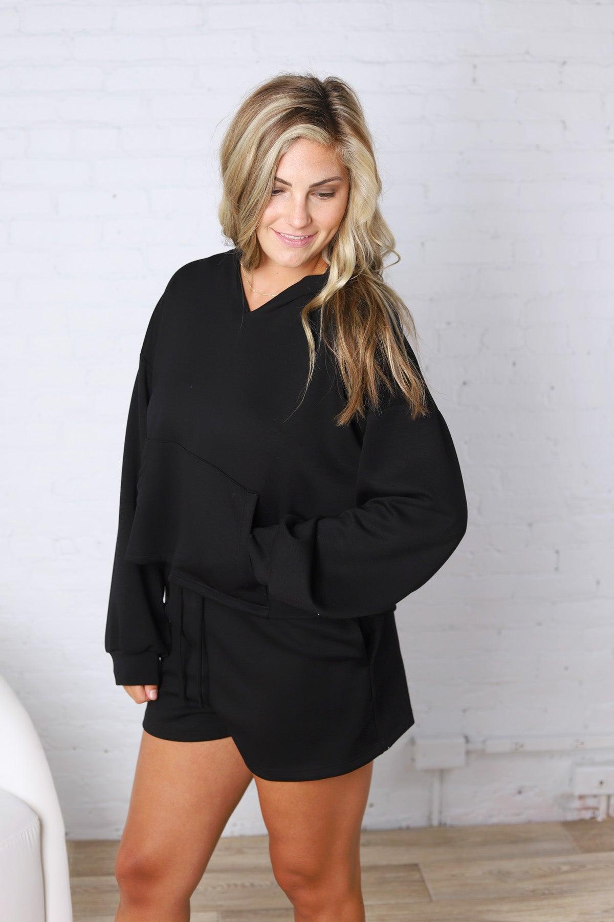 Scout Cozy Lounge Shorts - Black RESTOCK COMING...