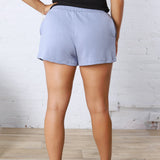 Scout Cozy Lounge Shorts - Dusty Blue