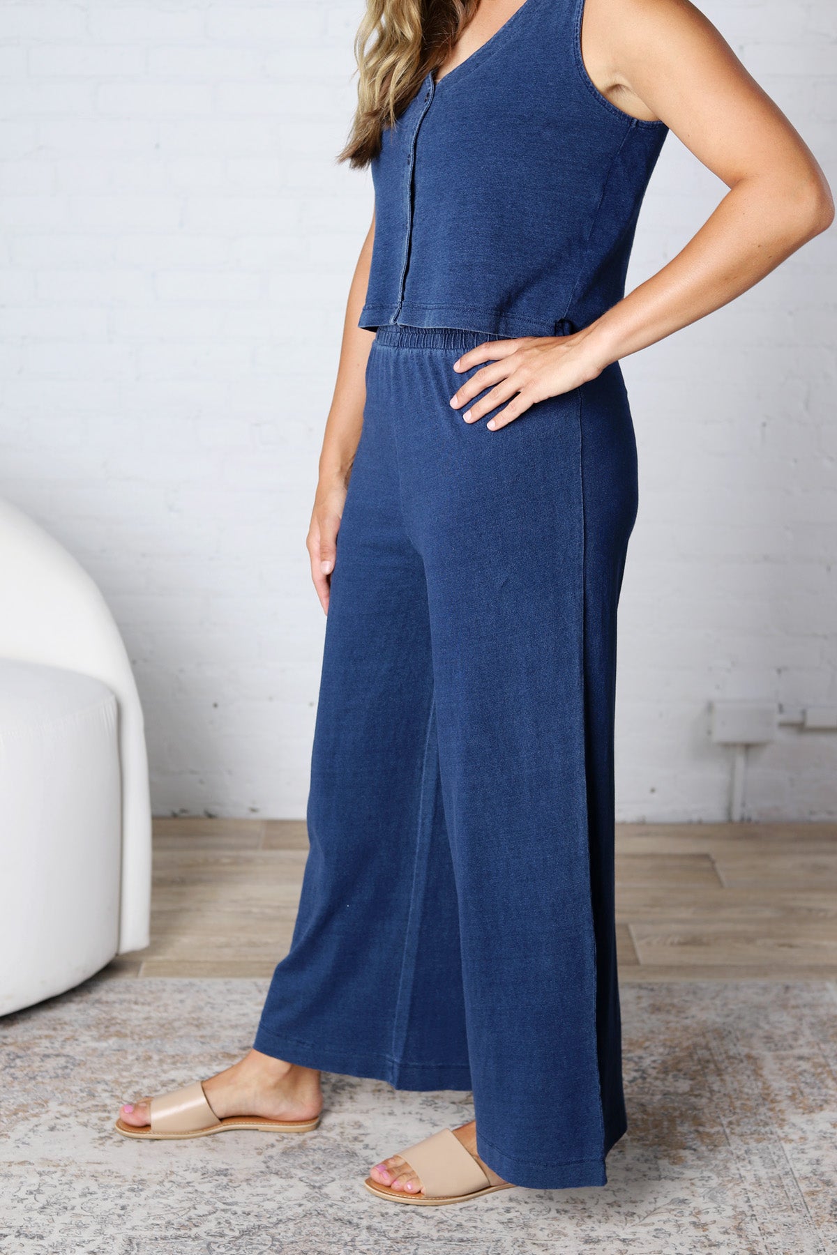 Scout Jersey Denim Pant by Z Supply - Indigo