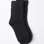 Selayne Thick Crew Socks - Black