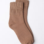 Selayne Thick Crew Socks - Caramel