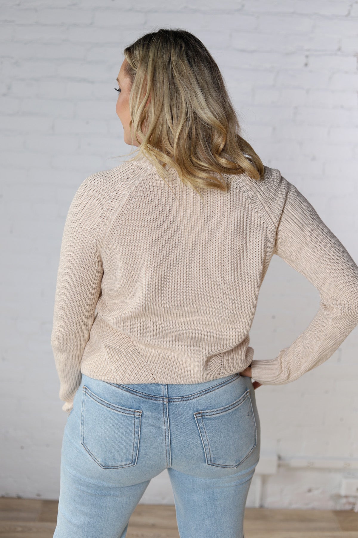 Shani Pullover Crochet Detail Sweater