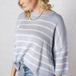 Sienna Casual Stipe Pullover Sweater