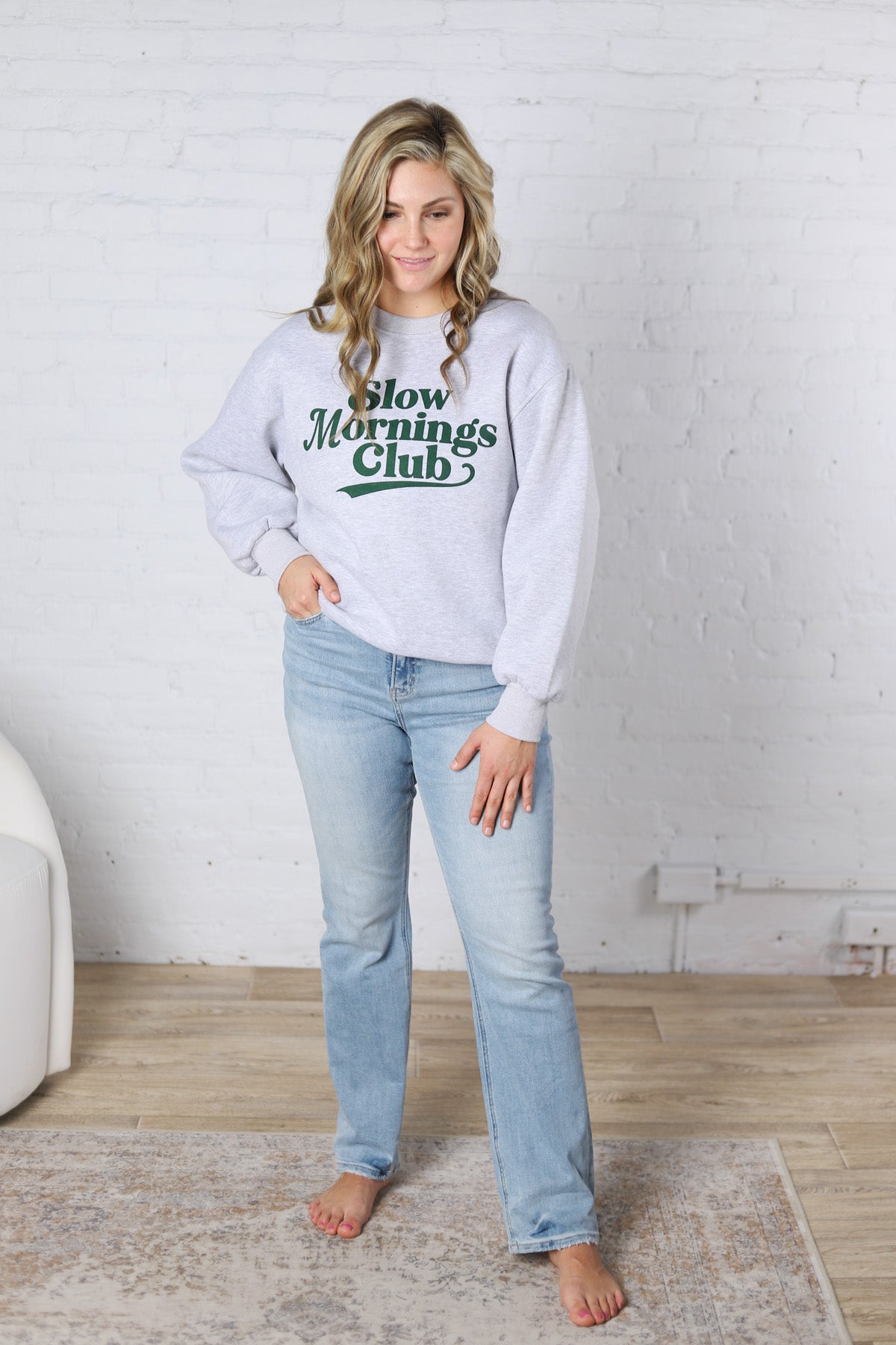Slow Mornings Club Sweatshirt
