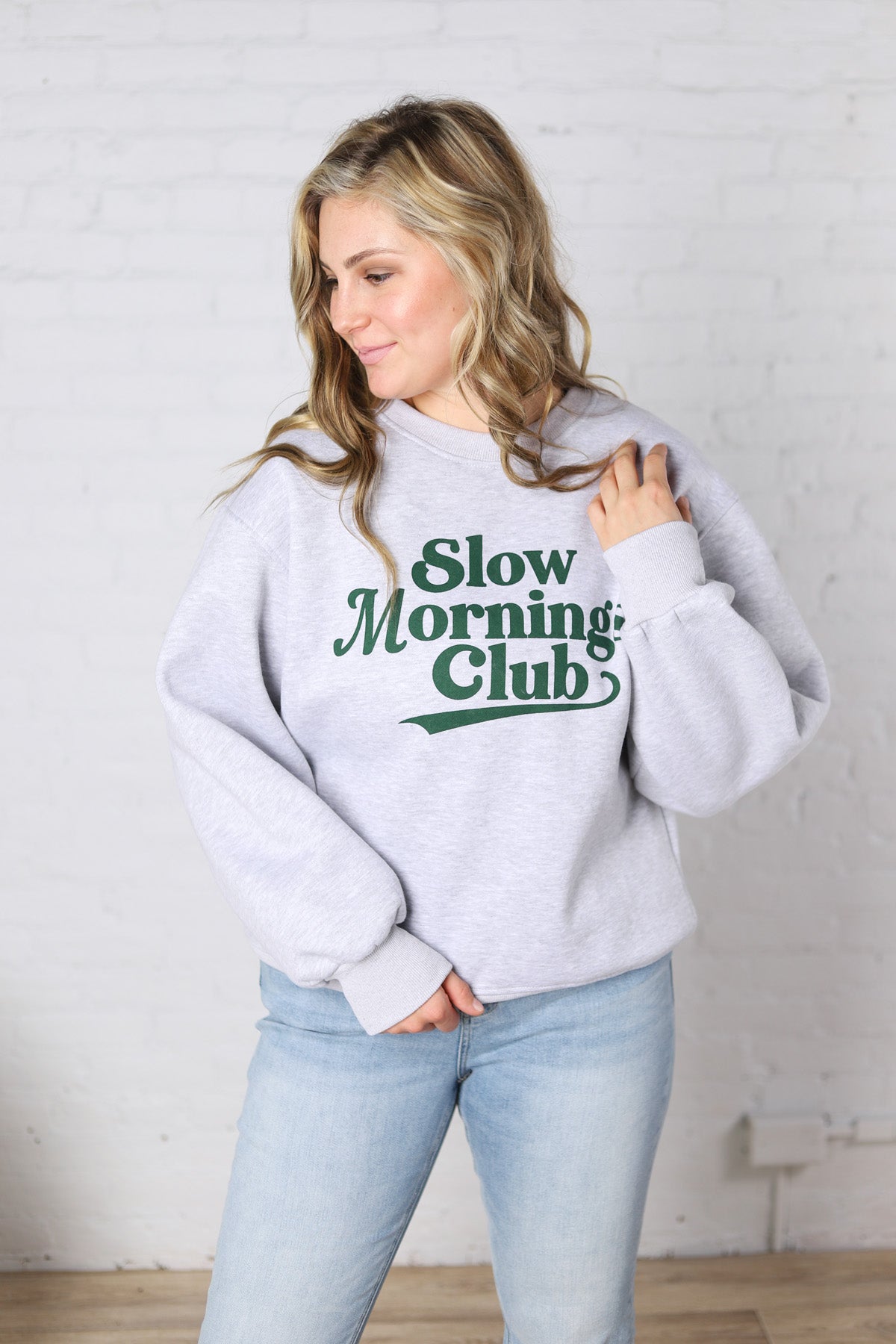 Slow Mornings Club Sweatshirt