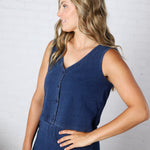 Solace Jersey Denim Top by Z Supply - Indigo