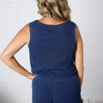 Solace Jersey Denim Top by Z Supply - Indigo