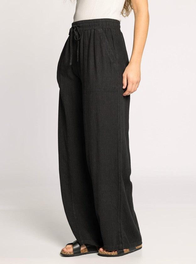Solana Pants - Black Shadow