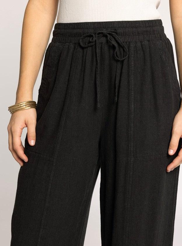 Solana Pants - Black Shadow