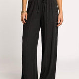 Solana Pants - Black Shadow